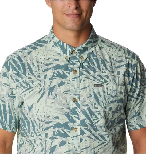 Vista 3 de Columbia Camisa de manga corta estampada Rapid Rivers para hombre