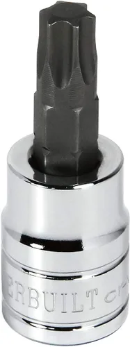 Vista 6 de Powerbuilt T-20 Star Bit Socket, unidad de 3/8 pulgadas, Torx, marca de tamaño de alta visibilidad - 648513
