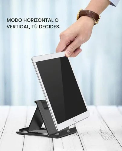 Vista 6 de MoKo - Soporte plegable para teléfono celular, soporte para escritorio, tablet de 6 a 12.9 pulgadas Fits iPad Pro 12.9", iPad Air, Galaxy Tab &