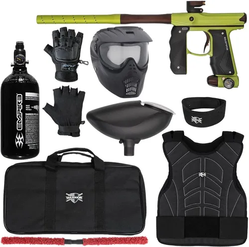Vista 14 de Action Village Empire Mini GS TP Nivel 1 Kit de pistola de paintball protector