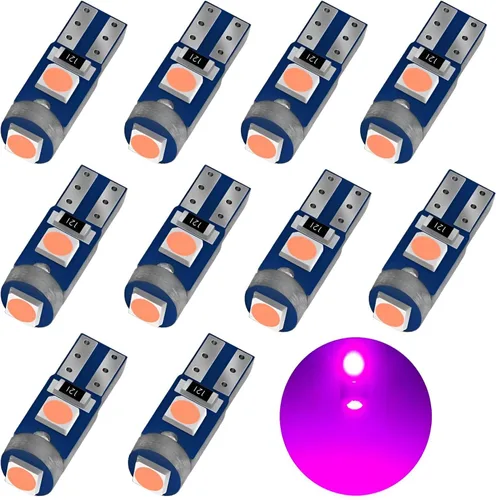 Vista 11 de AUXLIGHT Bombilla LED Ámbar Amarilla T5 37 74 2721 PC74 PC37, Chips 3030 Super Brillantes de 12 Voltios, Reemplazos, para Interior, Cúpula, Mapa