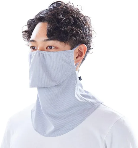 Vista 7 de YAKeNU UV CUT MASK Máscara de protección solar UV para cara y cuello "Yake-nu Standard