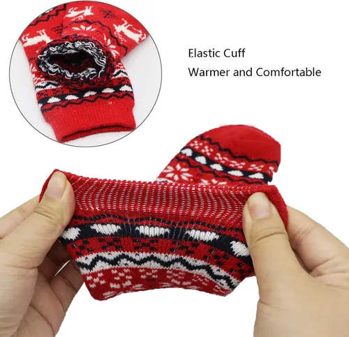 Vista 8 de YZKKE Paquete de 5 calcetines térmicos gruesos de lana para mujer, para senderismo, invierno, cálidos, pesados, suaves, acogedores, para clima frío