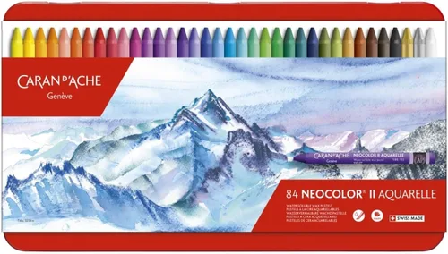 Vista 3 de Caran d 'Ache Classic Neocolor II, juego de pasteles solubles en agua, 15