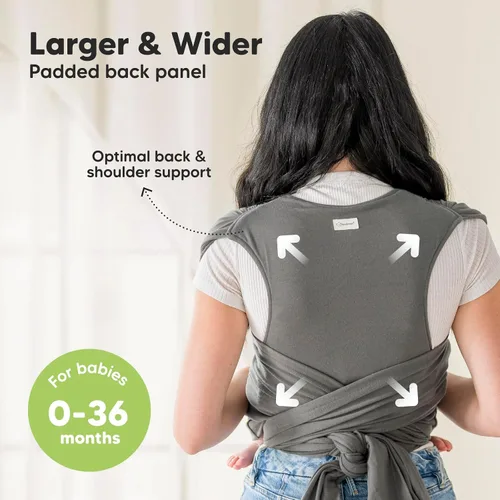 Vista 6 de KeaBabies D-Lite - Mochila para pañales y envoltura para bebé, impermeable, multifunción, para viajes, fácil de llevar, ajustable, para recién