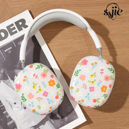 Vista 2 de Funda para Airpod Max, Flores Adorables, Accesorios de Moda Personalidad para AirPod Max, Protección para Apple Airpod Max