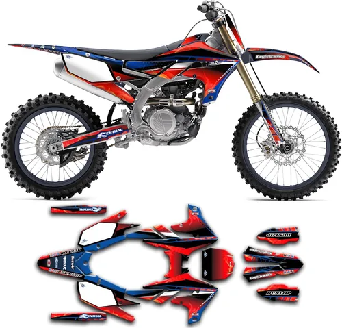 Vista 15 de juego de calcomanías para YZF250 YZ250F 2019 2020 2021 2022 2023, YMYZF25194518N001-KO Ymyzf25194518n001-ko-2