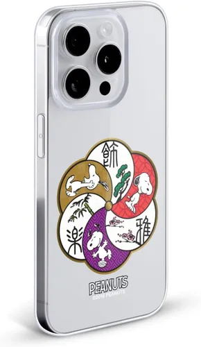 Vista 2 de Carcasa de gel para iPhone 7 Plus/iPhone 8 Plus, diseño de Snoopy Oriental de Peanuts, Badges