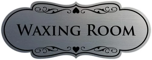 Vista 14 de Designer Waxing Room Sign (negro) - Pequeño 1 paquete