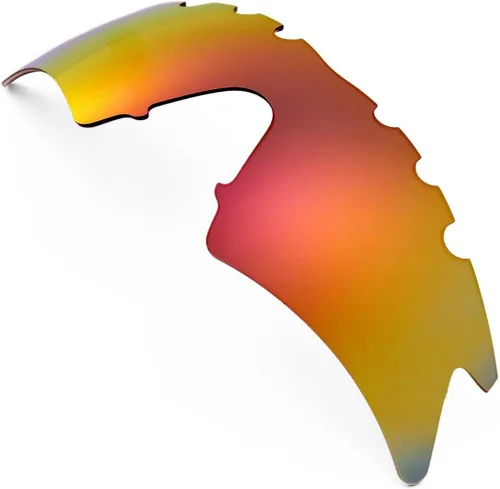 Vista 2 de Walleva Vented Polarizadas Fire RedIce Blue Lentes de repuesto para Oakley M Frame Sweep Gafas de sol