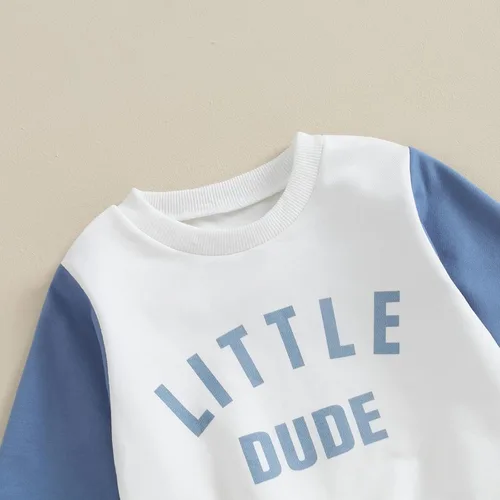 Vista 5 de Karwuiio Conjunto de sudadera de manga larga con estampado de tablero de ajedrez y pantalones, ropa de otoño