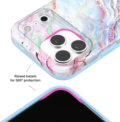 Vista 17 de VELVET CAVIAR Funda para iPhone 15, compatible con MagSafe, probada contra caídas de 10 pies, fundas protectoras de diseño, leopardo color rosa