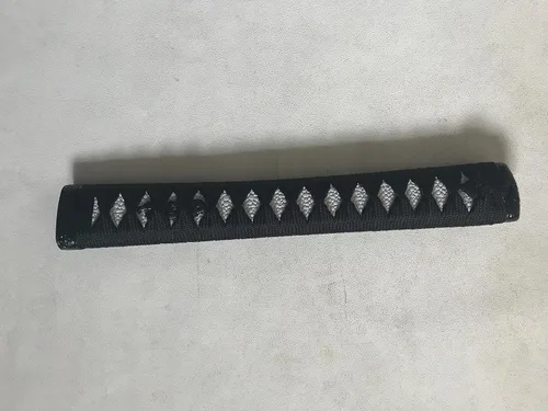 Vista 13 de Japanese Samurai Katana Sword Handle Tsuka10.2'' Alloy/Copper/Iron Fittings Real or Fake Samegawa