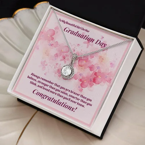 Vista 3 de Vitalicio Graduation Necklace For Her 2023 - Graduation Necklace 2019 For Women, Cadenas De Plata 925 Para Mujer, Regalos Para Graduacion 2023