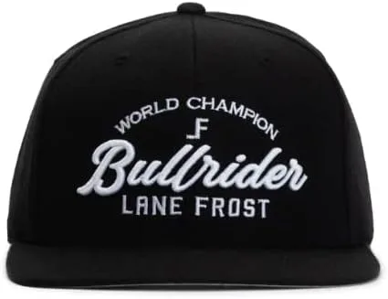 Vista 2 de Lane Frost Marca Marca Capitán Gorra Negro, Negro