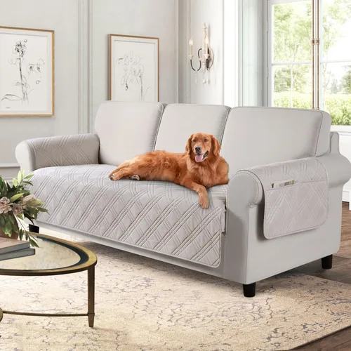 Vista 54 de TAOCOCO Fundas impermeables para silla para mascotas y perros con respaldo antideslizante, fundas para asiento de silla con bolsillo lateral
