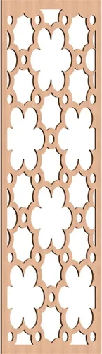Vista 175 de 9 3/8"W x 24 3/8"H x 1/4"T Southgate Decorativos Paneles De Pared De Madera Calado, Abedul