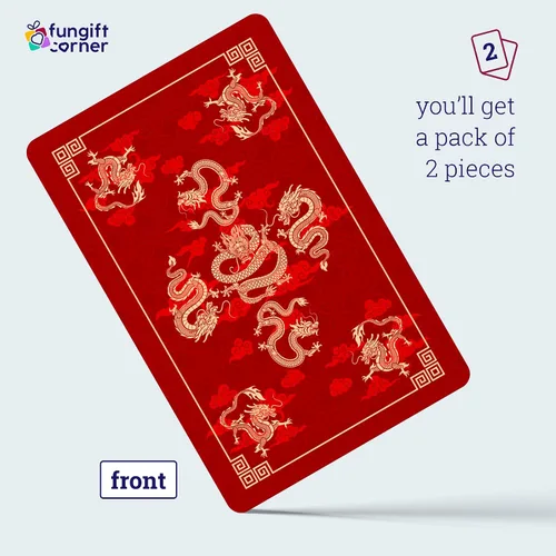Vista 3 de FunGiftCorner Tarjeta de amuleto de Feng Shui, con 9 dragones, símbolo de Feng Shui para activar la buena fortuna, regalo de Feng Shui, tarjeta
