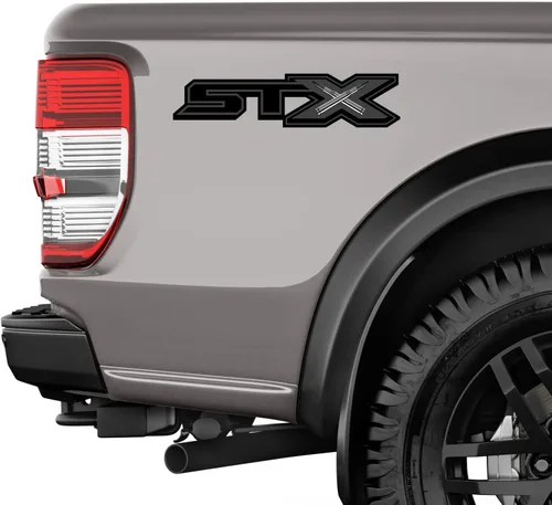 Vista 4 de STX Calcomanías negras para camiones compatibles F150 (2015 - 2020)