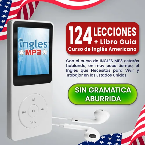 Vista 2 de Curso de INGLES MP3, Aprende Inglés y 3 Meses, CURSO DE Inglés (Incluye reproductor mp3 compacto con 124 lecciones + Libro Guía)