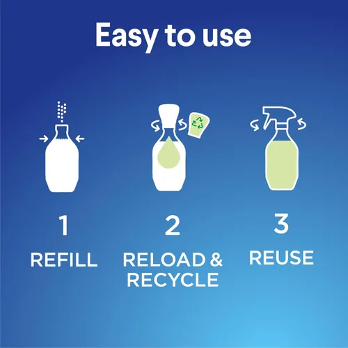 Vista 4 de Clorox Recambio de spray multiusos, esenciales para el hogar, 3 x 1.125fo repuestos concentrados
