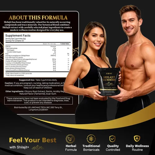 Vista 7 de Gomitas Shilajit naturales del Himalaya de 3000 mg, 75% de ácido fúlvico, más de 85 minerales traza, Shilajit para hombres y mujeres, resina