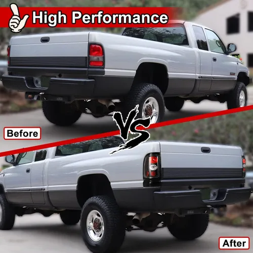 Vista 2 de Nixon Offroad Luces traseras para Dodge Ram 1500 2500 3500 Pickup 1994-2002, luces traseras halógenas, luces traseras de automóvil, reemplazo