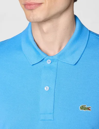 Vista 5 de Lacoste Camisa polo de manga corta para hombre Slim Fit L12.12 azul (Argentine Blue)