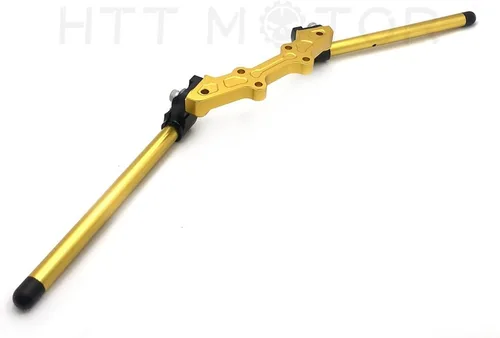 Vista 3 de HB-YMT07-A- Juego de manillares de placa adaptadora con clip compatible con MT-07 FZ-07 2014-2017 Oro
