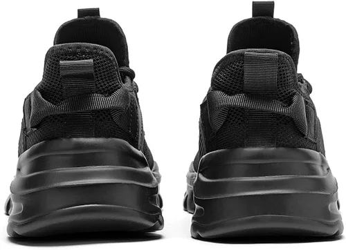 Vista 6 de Zapatos deportivos para caminar para hombre, ligeros, transpirables, informales, suela suave, cómodos, para el trabajo, gimnasio, entrenamiento