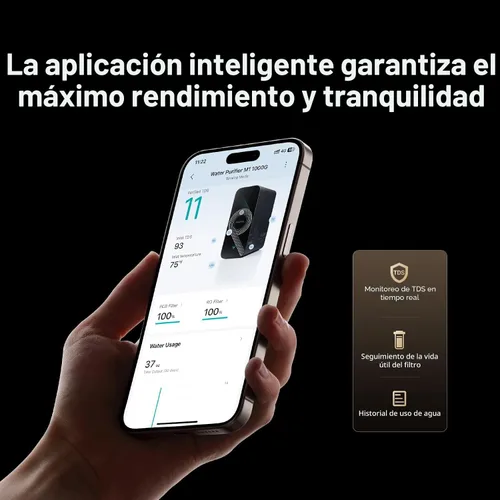 Vista 7 de VIOMI® Master M1 Filtro de Agua de Ósmosis Inversa con Mineralización Alcalina pH+, Sistema RO Sin Tanque Bajo Fregadero con Reducción de Plomo