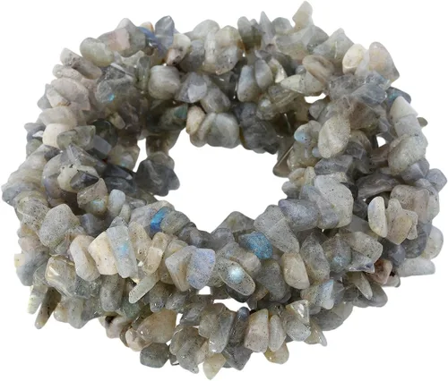 Vista 18 de SUNYIK Amatista de piedra de viruta rodada de forma irregular perforada suelta hebra de cuentas para la fabricación de joyas 32-33 pulgadas Well