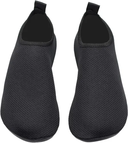 Vista 4 de Valennia Zapatos de agua para hombre y mujer, sin cordones, de secado rápido, ligeros, calcetines acuáticos para playa, natación, yoga, deportes al