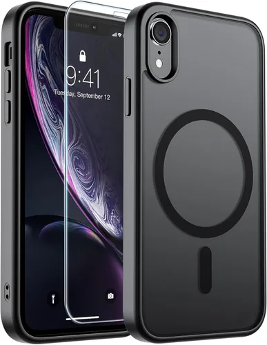 Vista 335 de SUPFINE Funda magnética para iPhone SE 2022 (3ª)/2020 (2ª), iPhone 8 (compatible con MagSafe) (protección contra caídas de grado militar), funda