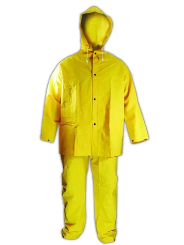 Vista 3 de MAGID 3014S RainMaster - Traje de lluvia de vinilo de 3 piezas, 14 mil, PVC, pequeño, amarillo