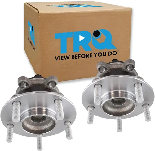 Vista 59 de TRQ Juego de 2 rodamientos de rueda delantera y conjunto de cubo compatible con Tesla 3 2020 Y 2018-2019 para Tesla 3 2020 Tesla Y AWD 2018-2019