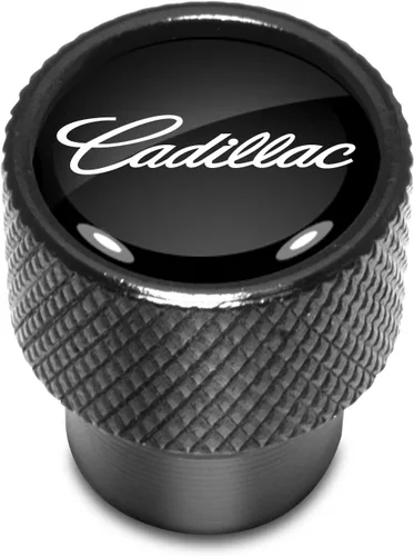Vista 2 de iPick Image Tapones de vástago de válvula de neumático de aluminio de alta calidad para Cadillac Script, con licencia