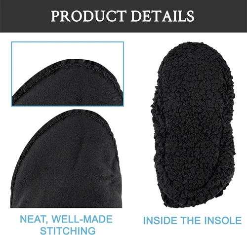 Vista 4 de Insertos de forro de piel para Croc de repuesto de forro polar mullido forro sherpa plantillas cálidas para invierno