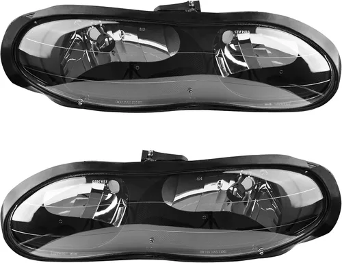 Vista 13 de AUTOSAVER88 - Conjunto de faros Compatible con 2006 2007 2008 2009 2010 2011 Chevy HHR 06 07 08 09 10 11 2006-2011 06-11 Par Carcasa cromada
