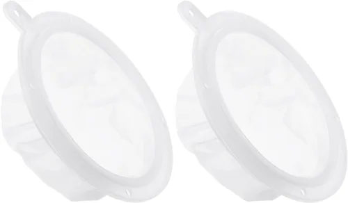 Vista 10 de PATIKIL Filtro de alimentos de 5.4 pulgadas de diámetro exterior, paquete de 2 filtros de malla de 100 filtros de malla fina para jugo, café