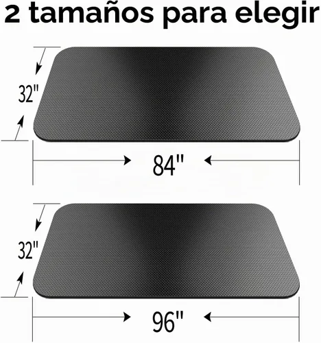 Vista 2 de Alfombra Grande de Ejercicio, Alfombra de Equipo de Ejercicio, Alfombra para Caminadora, Alfombra para Bicicleta de Ejercicio, Alfombras