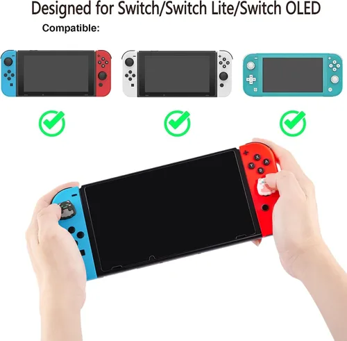 Vista 4 de FunMax - 4 tapas de silicona con agarre para el pulgar en 3D, para Nintendo SwitchOLEDSwitch Lite (gato fantasma)