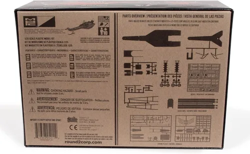 Vista 4 de Skill 2 Model Kit Rupp Super SNO-Sport Snowmobile Dragster (El Primero del Mundo) Modelo a escala 1/20 por MPC