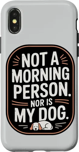 Vista 5 de Dog Owner Dog Parent Morning Case for iPhone 16