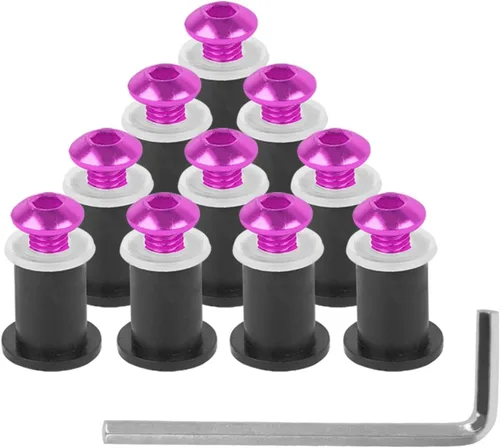 Vista 4 de TCHAU Kits de carrocería 10 piezas M5X15mm motocicleta parabrisas tornillo tornillo kit para MT09 MT-07 MT07 YZF R1 R6 R3 R25 FZ1 FZ8 FZ6 MT03 Xmax