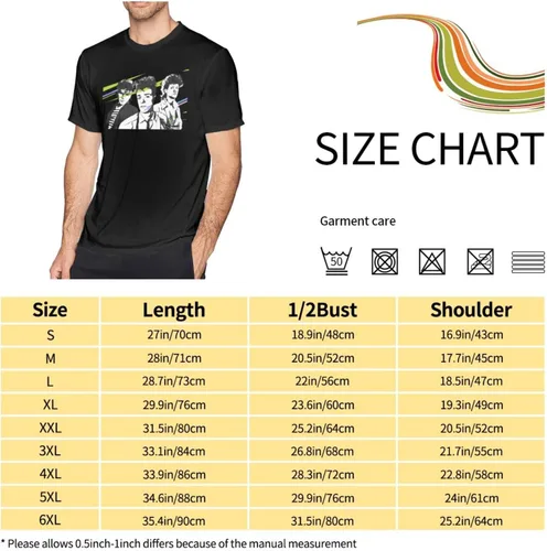 Vista 8 de Soda Music and Stereo - Camiseta de manga corta para hombre, diseño casual, cuello redondo, unisex, color negro