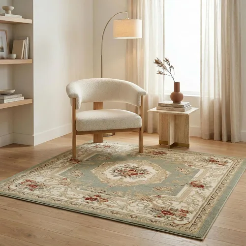 Vista 27 de Unique Loom Versailles Collection - Alfombra tradicional clásica con motivo floral, colección Versailles