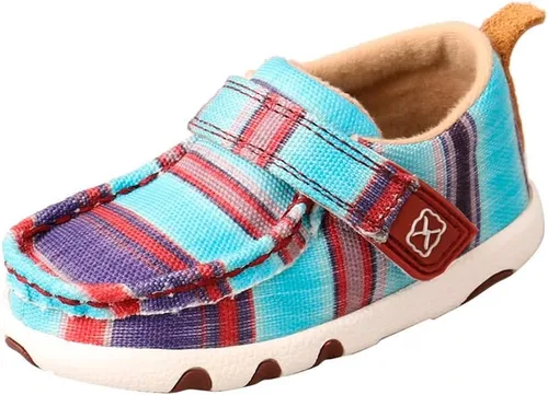 Vista 17 de Twisted X Mocasines de conducción infantil Negro Multi