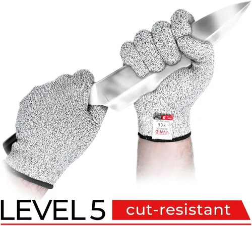 Vista 2 de VViViD Guantes de envoltura resistentes del vinilo del corte con el equipo del cuchillo de la precisión del acero inoxidable