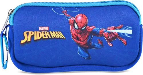 Vista 6 de Marvel Spiderman - Gafas de sol para niños con funda para gafas para niños, gafas de sol protectoras para niños